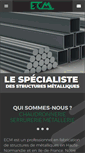 Mobile Screenshot of ecm-metallerie.com